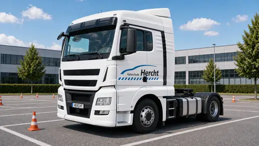 Lkw bei Fahrschule Hercht in Wolfsburg