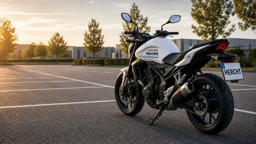 Motorrad bei Fahrschule Hercht in Wolfsburg